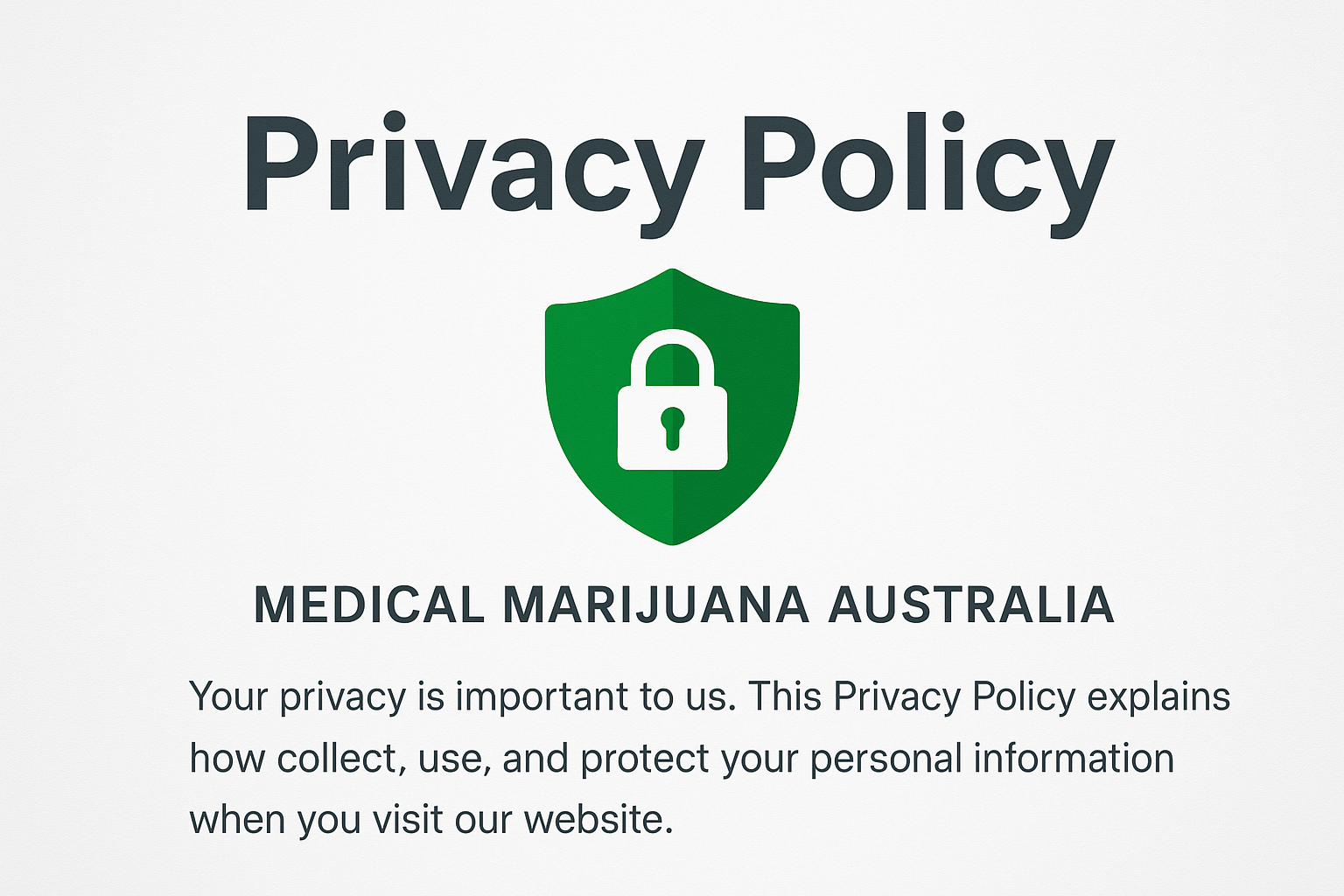 medical marijuana australia privacy policy